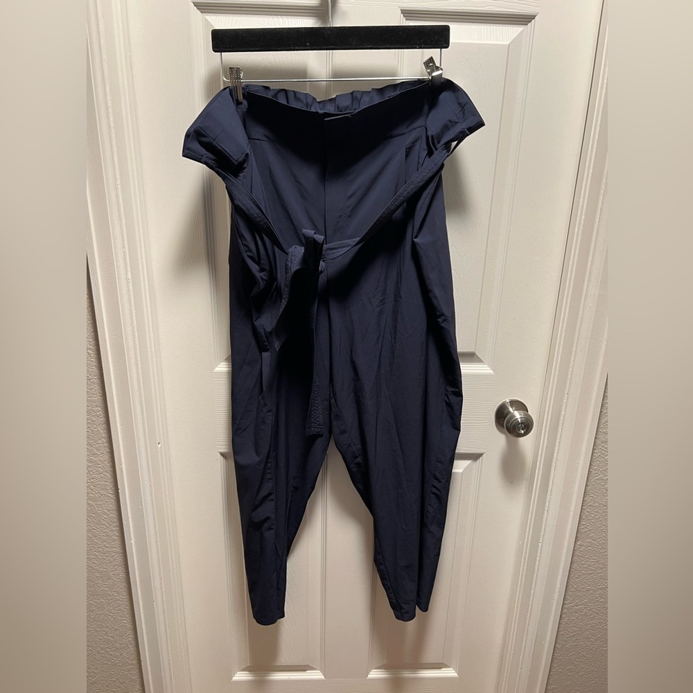 Athleta |‎ Skyline Pant II Travel Career Pants Navy Blue Sz 22
